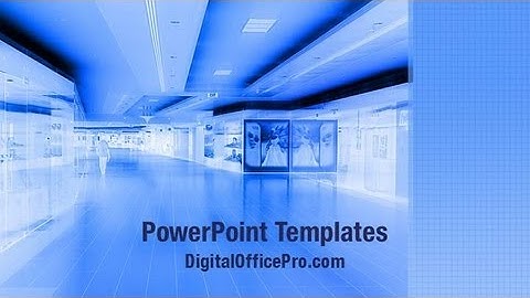 Shopping Mall PowerPoint Template Backgrounds - DigitalOfficePro #05795W
