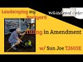 Landscaping my Backyard: Tilling in Amendment w/ Sun Joe TJ603E