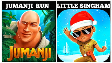Jumanji Run vs Little Singham - Android iOS Mobile Gameplay @KLSKINBOX