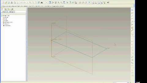 pro engineer the extrude tool