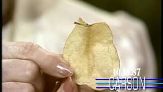 Johnny Carson Eats a Prized Potato Chip
