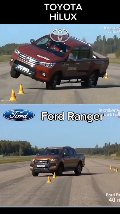 Toyota Hilux vs Ford Ranger: Which Truck Passes the Stability Test?