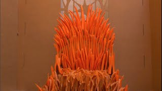 Built the Iron Throne out of Carrots for my rabbit