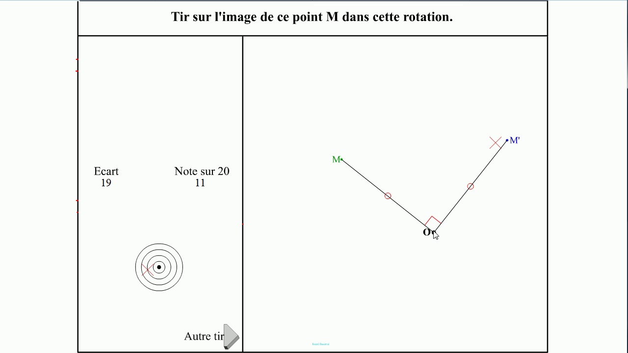 Placer un point dans un quart de tour. - YouTube