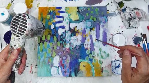 Abstract Art:  Mark Making & Layering | Betty Fran...