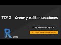 TIP 2 - Crear y editar secciones  / TIPS Rápidos de REVIT