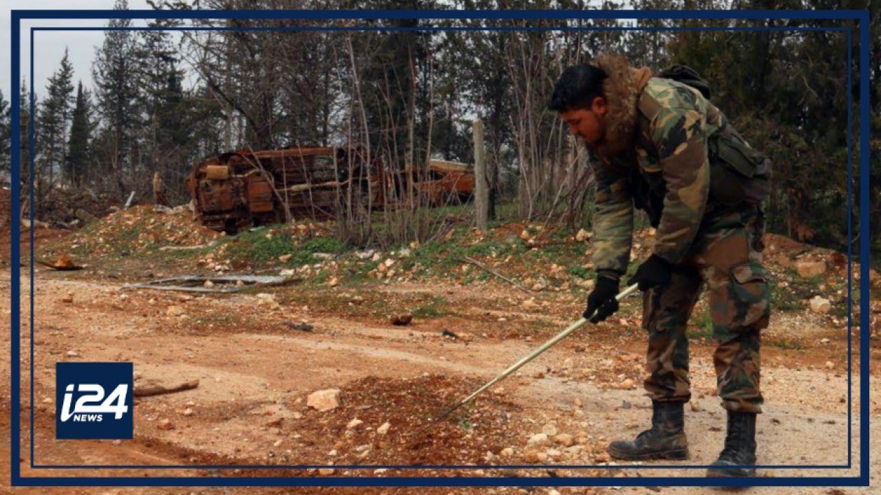 Syrian residential areas contaminated with landmines