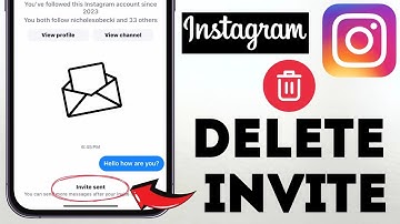 How To Delete Invite Message On Instagram (Unsend)