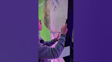 Can you fit this LED screen in your living room? #leddisplay #ledwall #ledmodule #shorts  #ledscreen