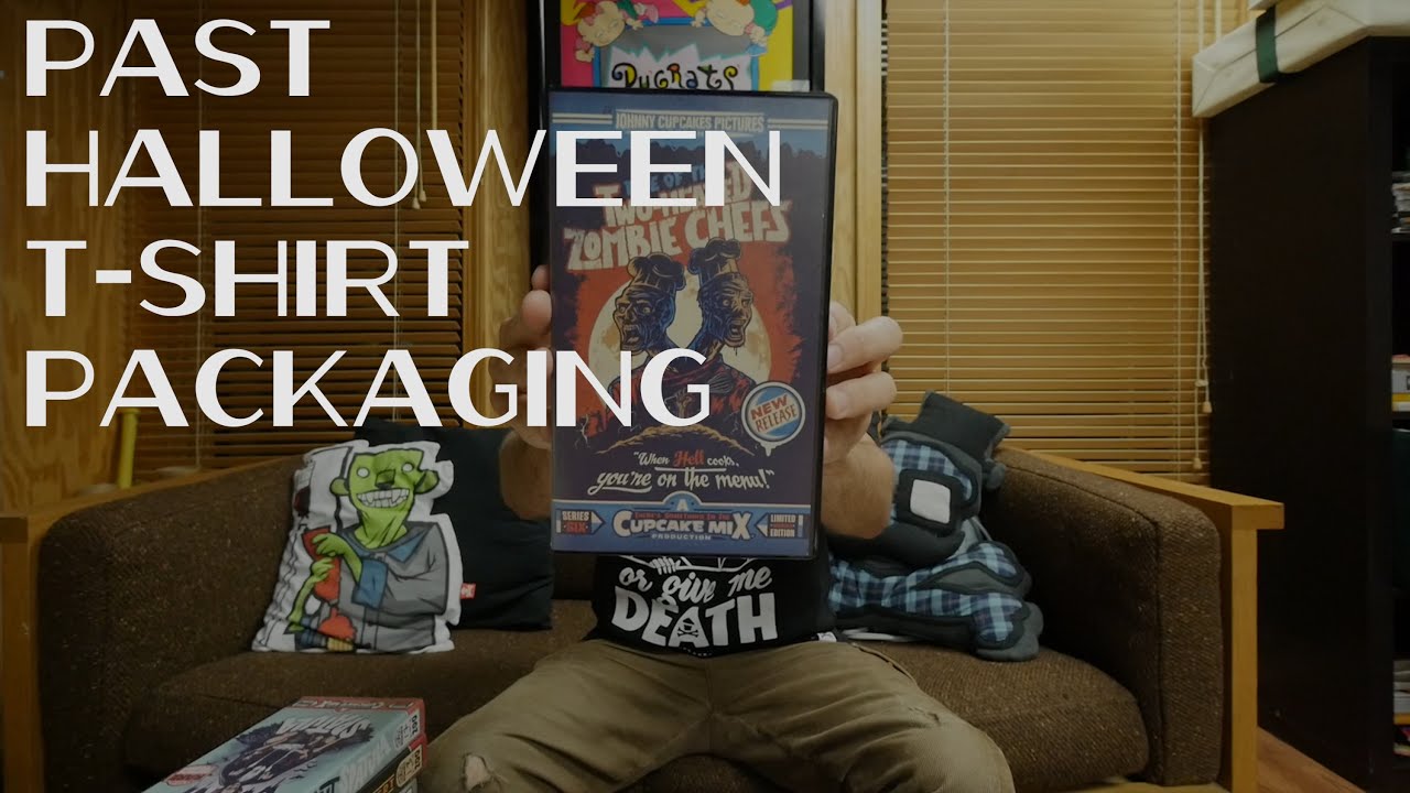 JOHNNY CUPCAKES :: PAST HALLOWEEN T-SHIRT PACKAGING