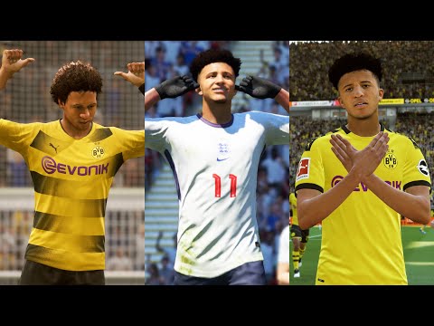 JADON SANCHO IN EVERY FIFA (18-21)