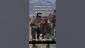 Ayah Pasang Pembaretan Anak Kopassus🔥‼️#bravotni#tniad #tniindonesia#kopaska#kopasgat