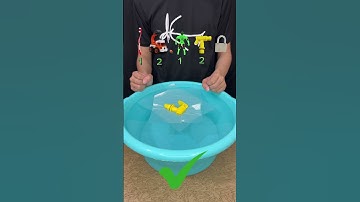 How Many Will Float #asmr #experimnent #stisfying