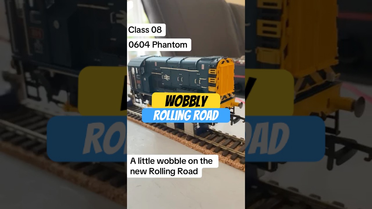 Running in the Class 08 Shunter on the New Rolling Road! 🚂💨 