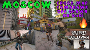 I HIT A CROSS MAP TOMAHAWK OFF SPAWN ON SnD ON MOSCOW! | Call Of Duty Black Ops Cold War