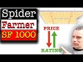 Spider farmer sf1000 led lvent la lumire  valentils leur argent