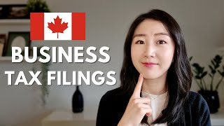 ACCOUNTANT EXPLAINS Small Business Tax Filings | Everything You Need to Know to Avoid CRA Penalties