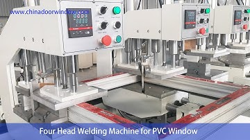 Four Head uPVC Window Welding Machine for Sale | PVC Window 4-head Welder price