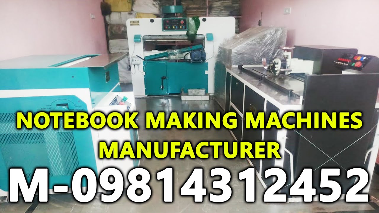 Notebook Making Business Notebook Making Machine Notebook Manufacturing Business YouTube