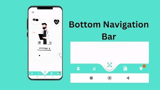 Custom Bottom Navigation Bar (Java) |CURVED BOTTOM NAVIGATION BAR Android Studio |Meow  Navigation screenshot 5