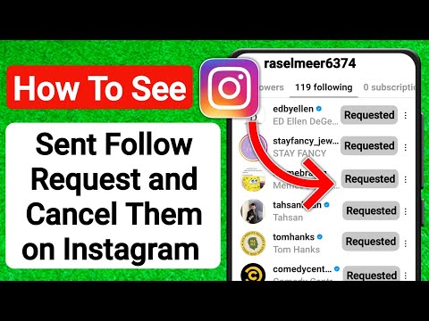How to check Sent Request on Instagram | How To Cancel Instagram Sent Request After New Update