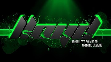 Photoshop: SpeedArt - Simple Design (Splatter Text Effect)