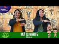 Ma is white maori