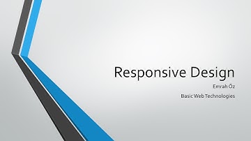 7 - CSS Responsive Tasarım Temelleri