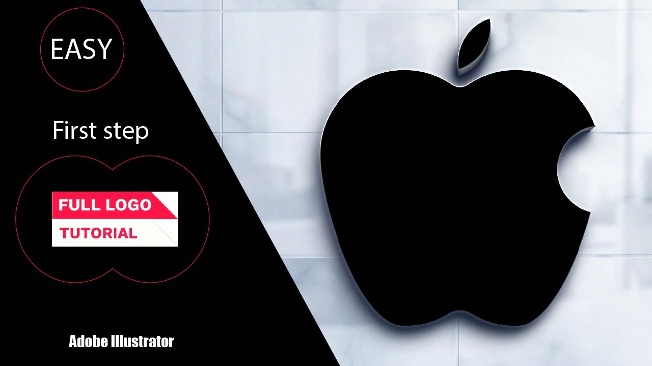 How to make Apple Logo || Adobe Illustrator Tutorial - YouTube