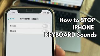 How to Stop iPhone Keyboard Sound