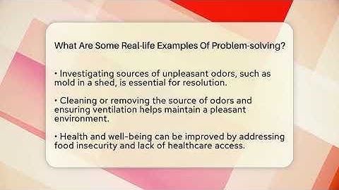 What Are Some Real-life Examples Of Problem-solving? - The Personal Growth Path