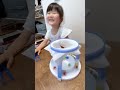 【TikTok話題】娘と濡れてるビー玉を置くゲームをしたら面白すぎたww #shorts