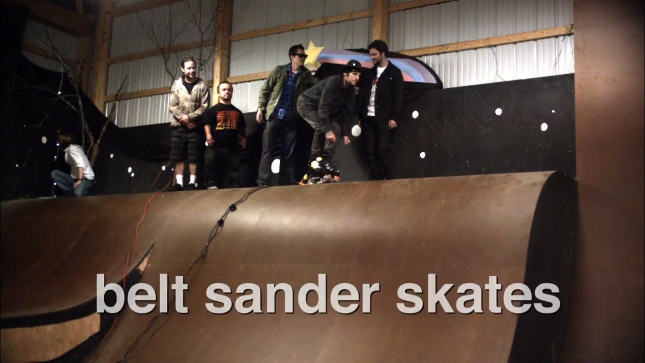 Jackass 3.5 "belt sander skates" YouTube