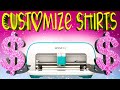 HOW TO MAKE CUSTOM SHIRTS WITH CRICUT JOY /  Make MONEY with CRICUT  HTV IRON ON TUTORIAL