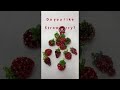 ビーズで作るいちご/Beads motif Strawberry #shorts