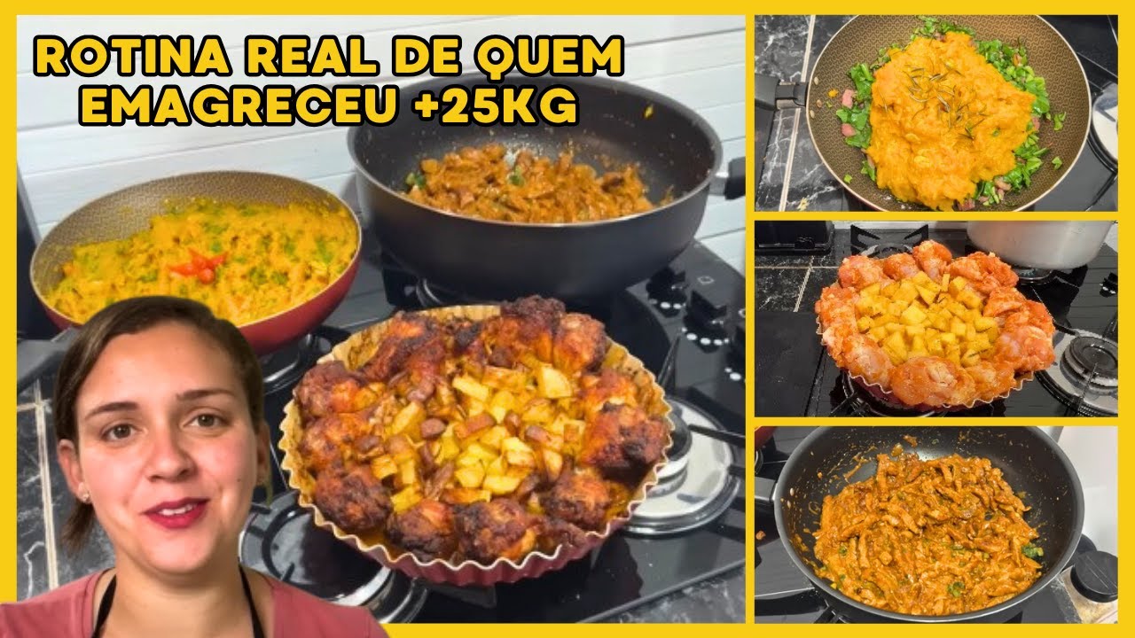 MEU ALMOÇO E JANTA COM REFEIÇÕES SIMPLES, BARATAS E QUE ME AJUDARAM A EMAGRECER