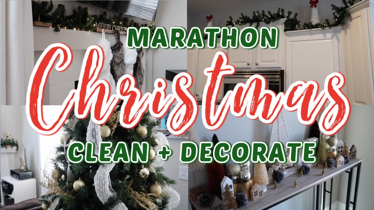 🎄 Christmas Clean and Decorate Marathon 🎄 Christmas Decor Ideas