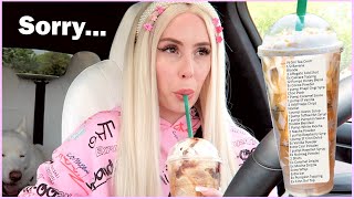 Only Ordering OBNOXIOUS Starbucks Drinks For 24 Hours...