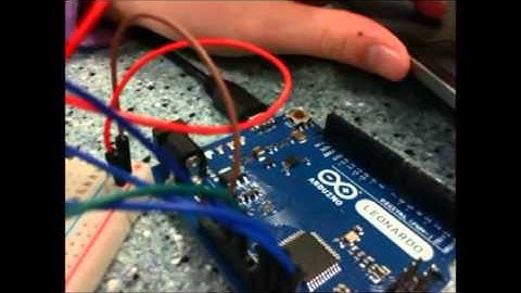 Arduino tutorial, using three flex sensors