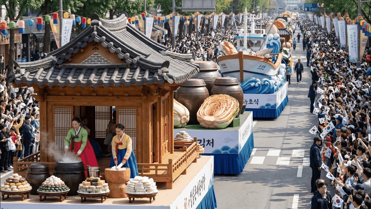 South Korea New Year Festival Parade 2026 (FULL) | Traditional Street Celebration in Seoul (4K HDR)