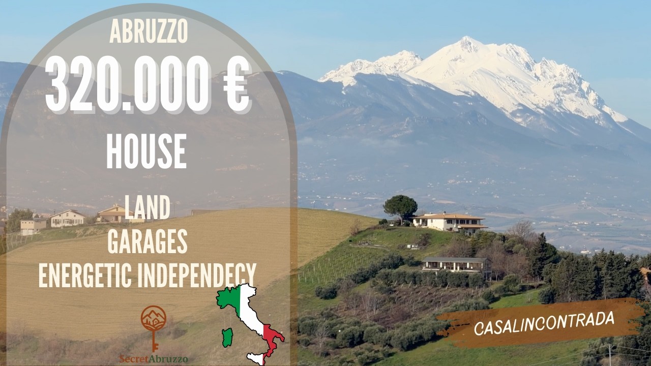 Fully Renovated 240m² Villa in Italy | 2 Apartments, Garden, Garage & Mountain Views