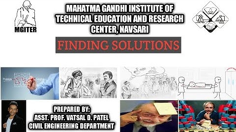 FINDING SOLUTIONS ~ GTU : Contributor Personality Development Program (3160002) @MGITER