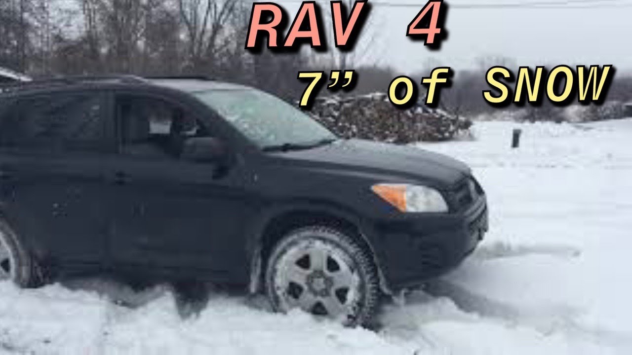 Toyota RAV 4 in Snow off road. - YouTube