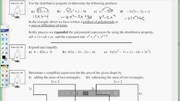 Unit 2 Lesson 2- Multiplying Polynomials (Math10)