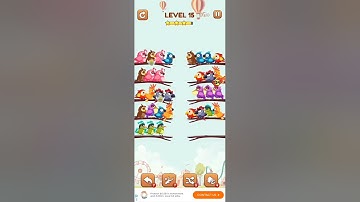 BIRD SORT 2 COLOR PUZZLE GAME 🐦 LEVEL 16