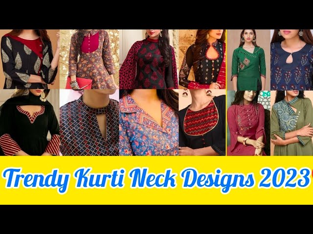 Latest Kurti Neck Design Ideas To Help You Shine This Festive Season