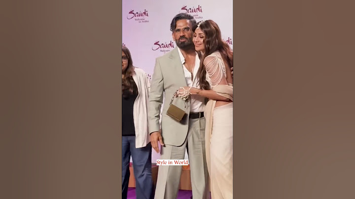 Shilpa Shetty hug Sunil Shetty at Saudi To Arabia Event #shortsvideo