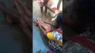 Grandma Baby Bathing