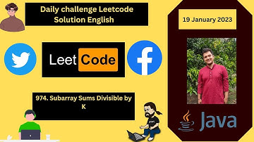 974|| Subarray Sums Divisible by K || Leetcode Daily Challenge || Live-coding|| ENGLISH