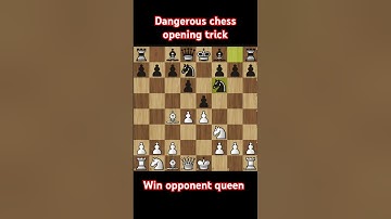 Dangerous chess opening trap #chess #chesscom #chessgame #chessmaster #chesstactics #beginnerchess